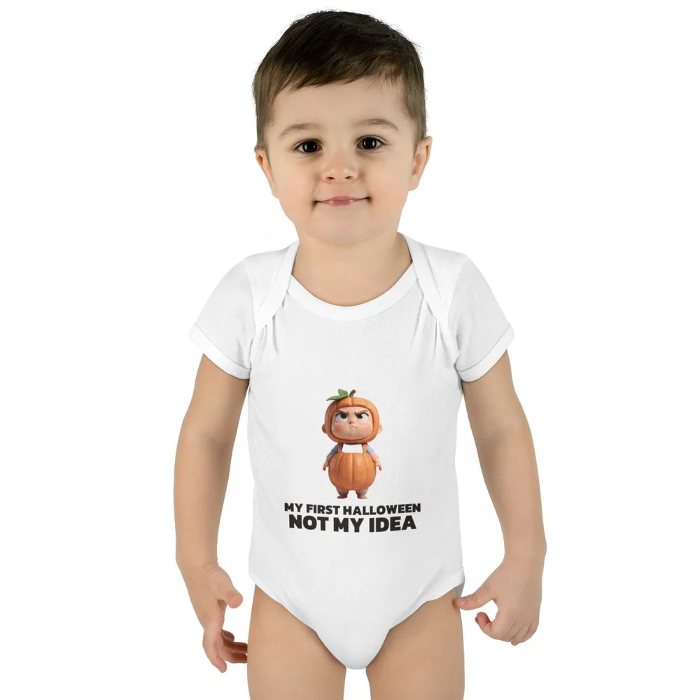 My First Halloween — Baby bodysuit from The Cranky Baby
