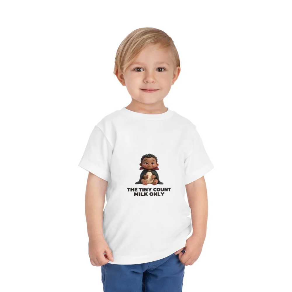 The Tiny Count. Milk Only. — Toddler tee from The Cranky Baby
