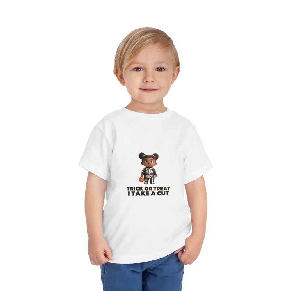 Trick or Treat. I Take a Cut. — Toddler tee from The Cranky Baby
