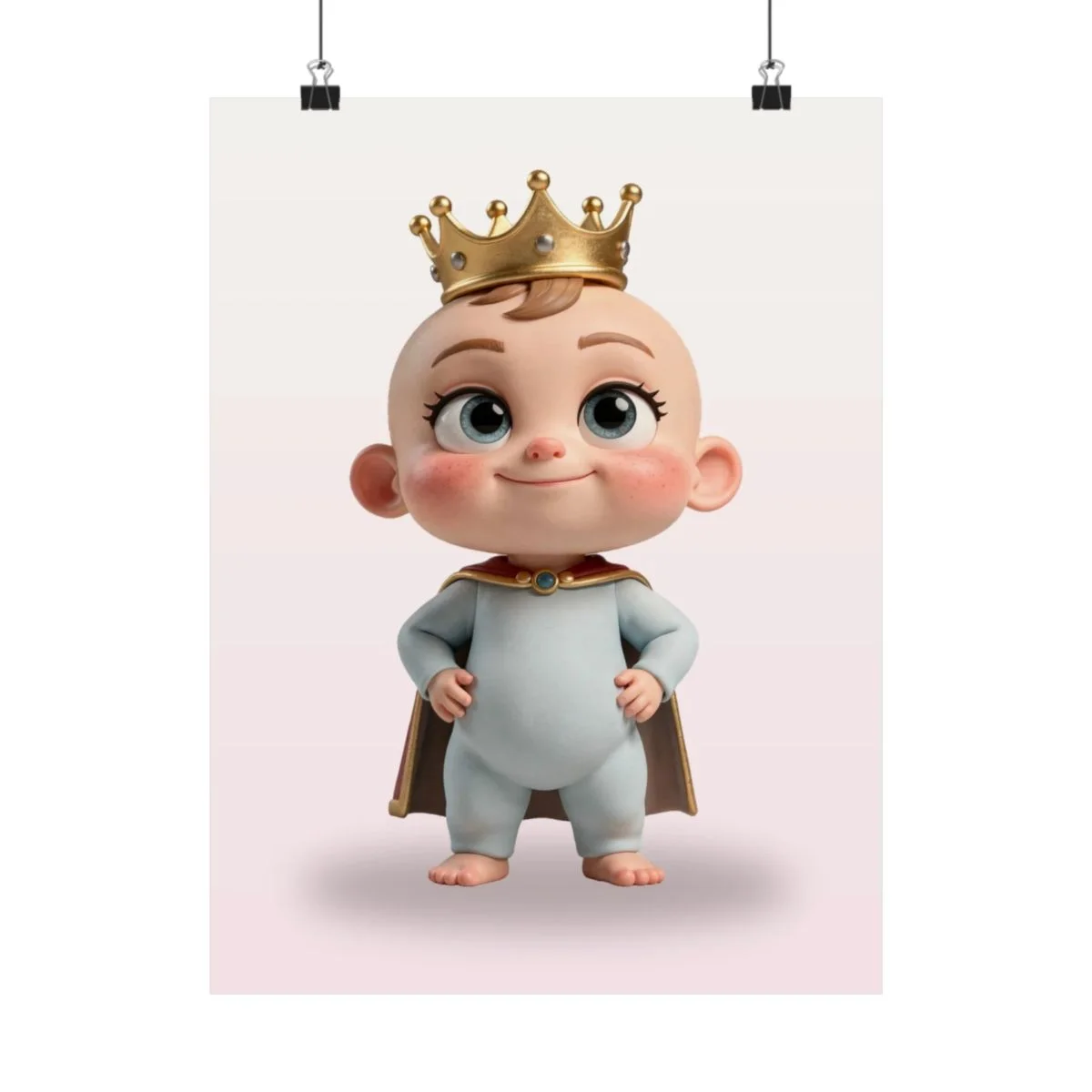 Portrait Of His Majesty — Nursery wall art