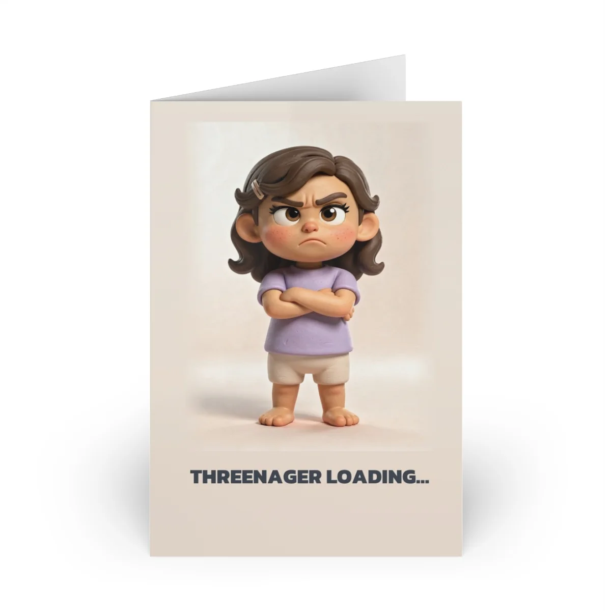 Eye-Roll Greetings Card